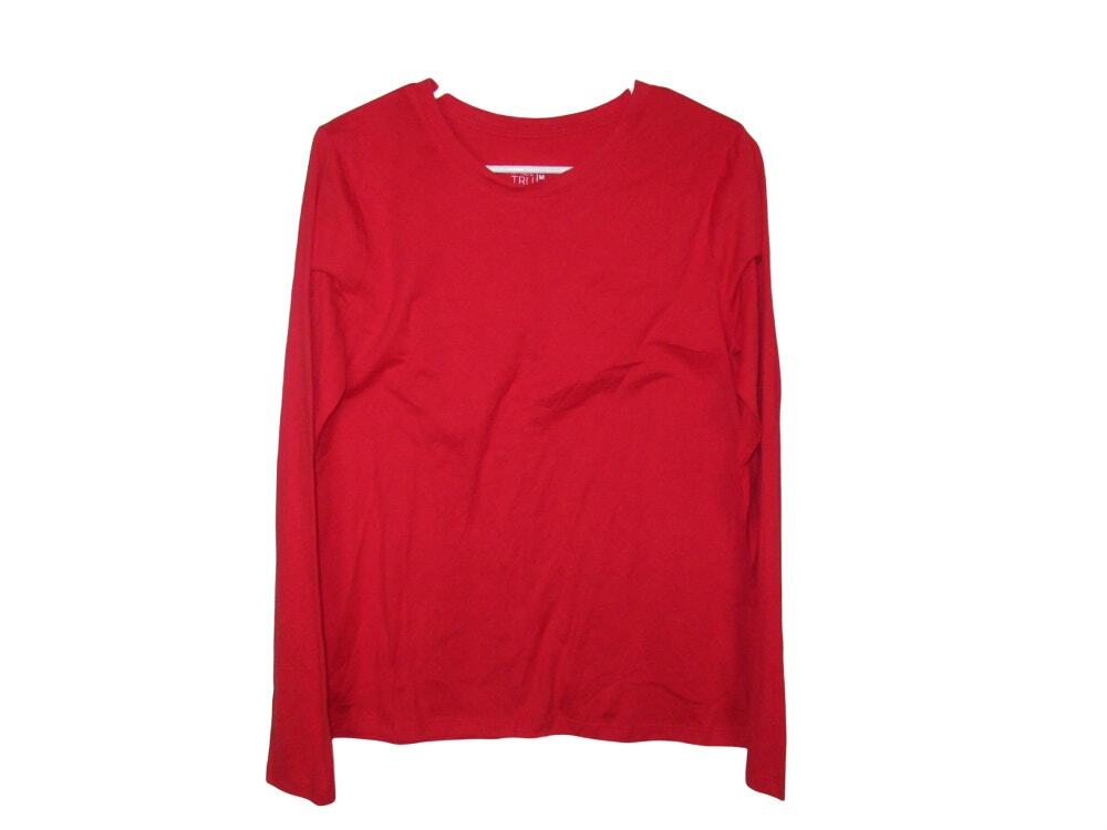 Red Time and True Long Sleeve Shirt